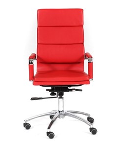 Компьютерное кресло CHAIRMAN 750 экокожа красная в Рязани - предосмотр 1